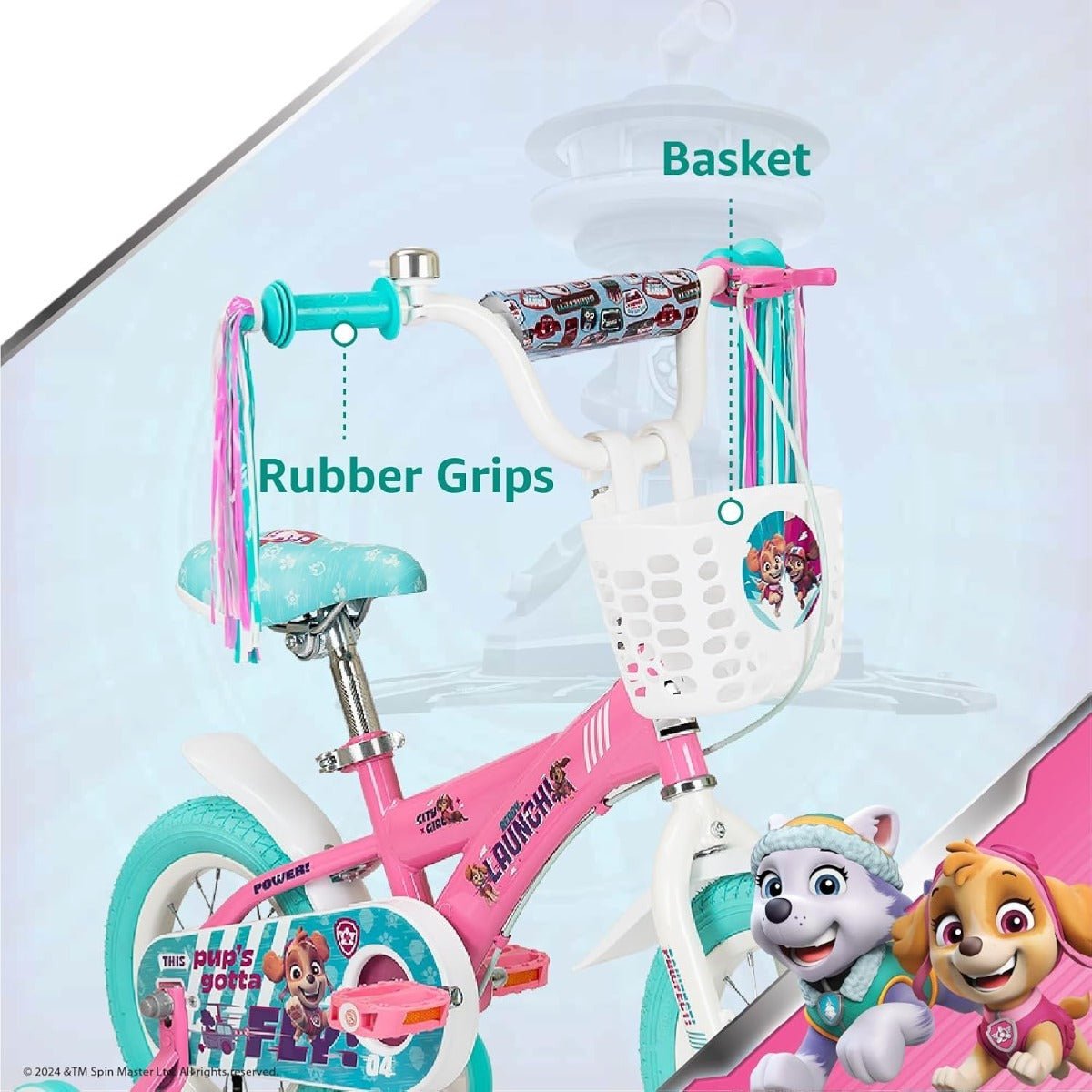 Spartan Paw Patrol Skye Bicycle 12inch SP - 3203 - Colorland Toys