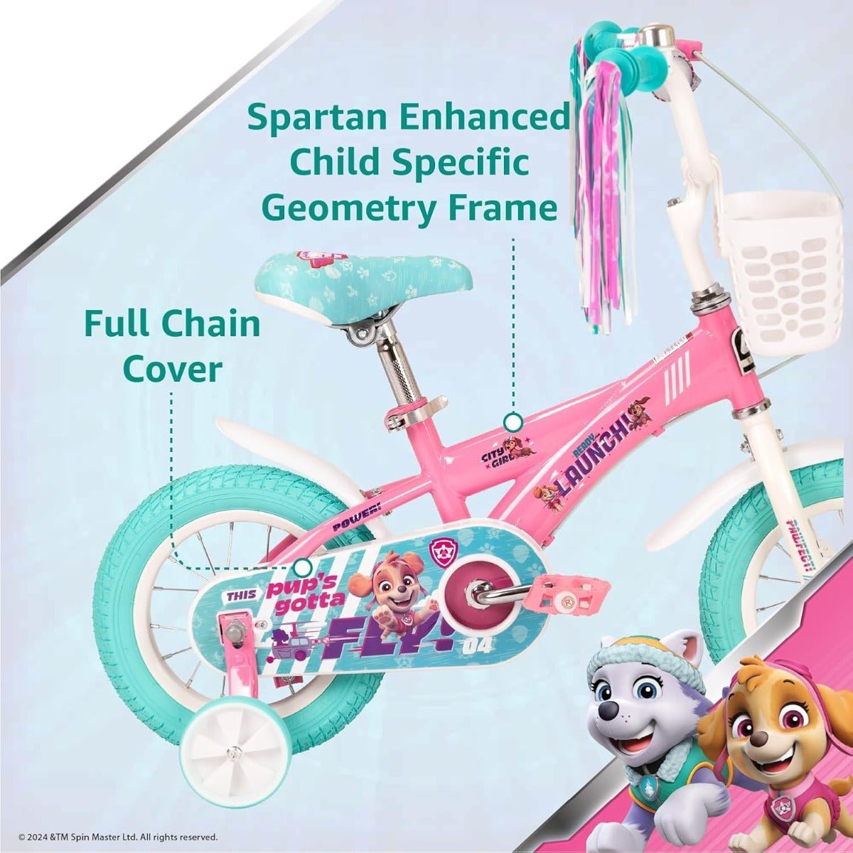 Spartan Paw Patrol Skye Bicycle 12inch SP - 3203 - Colorland Toys