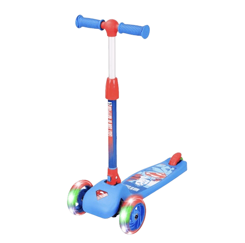 Spartan Superman 3 - Wheel LED Folding Scooter SP - 7074 - Colorland Toys