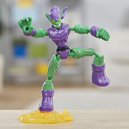 Spider - Man Marvel Bend and Flex Green Goblin Action Figure E8973 - Colorland Toys