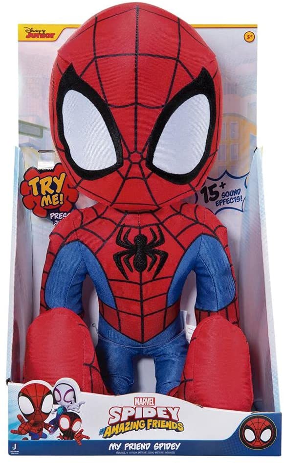 Spidey and His Amazing Friends Feature Plush Spidey SNF0006 - Colorland Toys