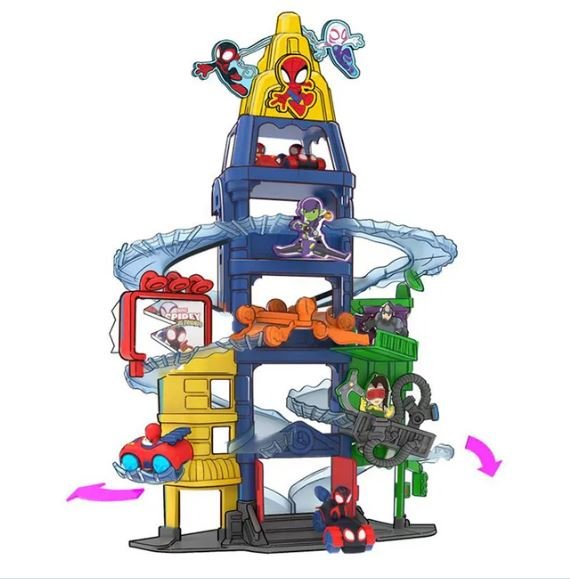 Spidey And His Amazing Friends Metals City Track Set SNF0202 - Colorland Toys