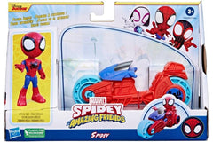 Spidey and His Amazing Friends Motorcycle Spidey F7459 - Colorland Toys