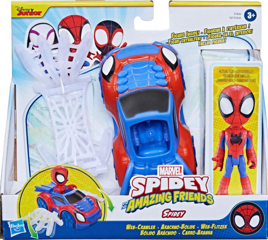 Spidey and His Amazing Friends Spidey Web Crawler F7454 - Colorland Toys