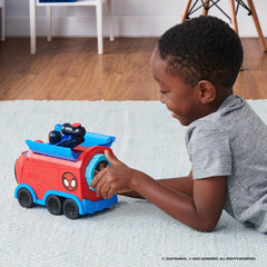 Spidey and His Amazing Friends Transforming Web Spinning Hauler SNF0081 - Colorland Toys