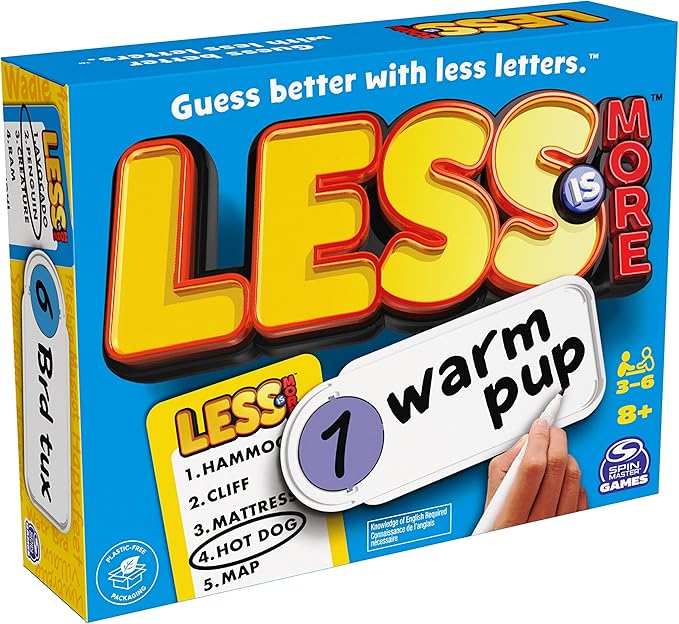 Spin Master Less is More Board Game 6064352 - Colorland Toys