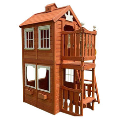 Sports Power Double Decker Wooden Playhouse - Colorland Toys