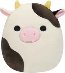 Squishmallow Connor Black and White Cow 7.5inches SQCR05373 - Colorland Toys