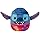 Squishmallow Stitch The Hippy Plush 8inches - Colorland Toys