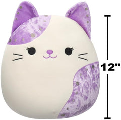 Squishmallow Velvet Rune The Calico Cat Plush 12inch - Colorland Toys