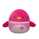 Squishmallows Candy Heart Valentine 2024 5" Plush - Della the Mallard Duck - Colorland Toys