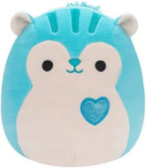 Squishmallows Candy Heart Valentine 2024 5" Plush - Santiago the Squirrel - Colorland Toys