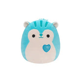 Squishmallows Candy Heart Valentine 2024 7.5" Plush - Santiago the Squirrel - Colorland Toys
