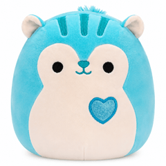 Squishmallows Candy Heart Valentine 2024 7.5" Plush - Santiago the Squirrel - Colorland Toys