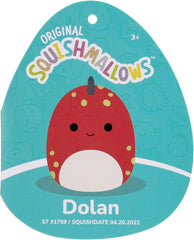 Squishmallows Dolan The Dinosaur Plush 7.5inch SQCR05399/SQCR04064 - Colorland Toys