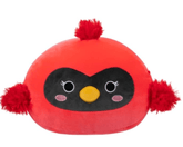 Squishmallows Rainbow Cazlan The Red Cardinal Stackable Plush Toy 12in - Colorland Toys