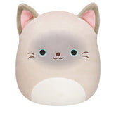Squishmallows Siamese Cat Felton 7.5inch SQJW22 - 75SC - 12 - Colorland Toys