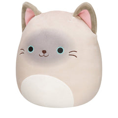 Squishmallows Siamese Cat Felton 7.5inch SQJW22 - 75SC - 12 - Colorland Toys