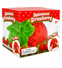Squishy Squeeeeze Strawberry Scented 12cm Sensory Toy - Colorland Toys