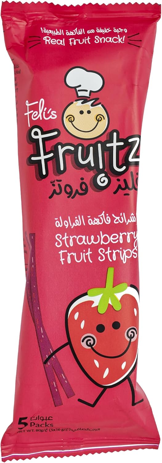 Strawberry Fruit Strips 5 x 16g ESF - 363 - Colorland Toys