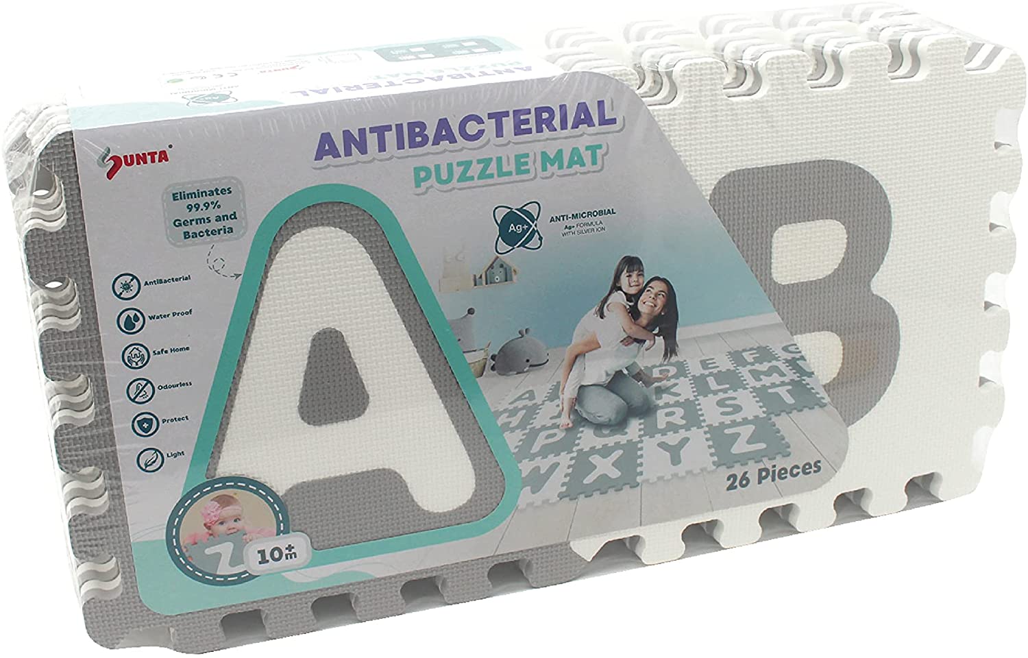 Sunta Antibacterial Alphabet Puzzle Mat 26pcs 911976 - Colorland Toys