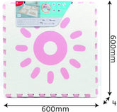 Sunta Weather Series Classic Puzzle Mat Pink 4pcs 911914 - Colorland Toys