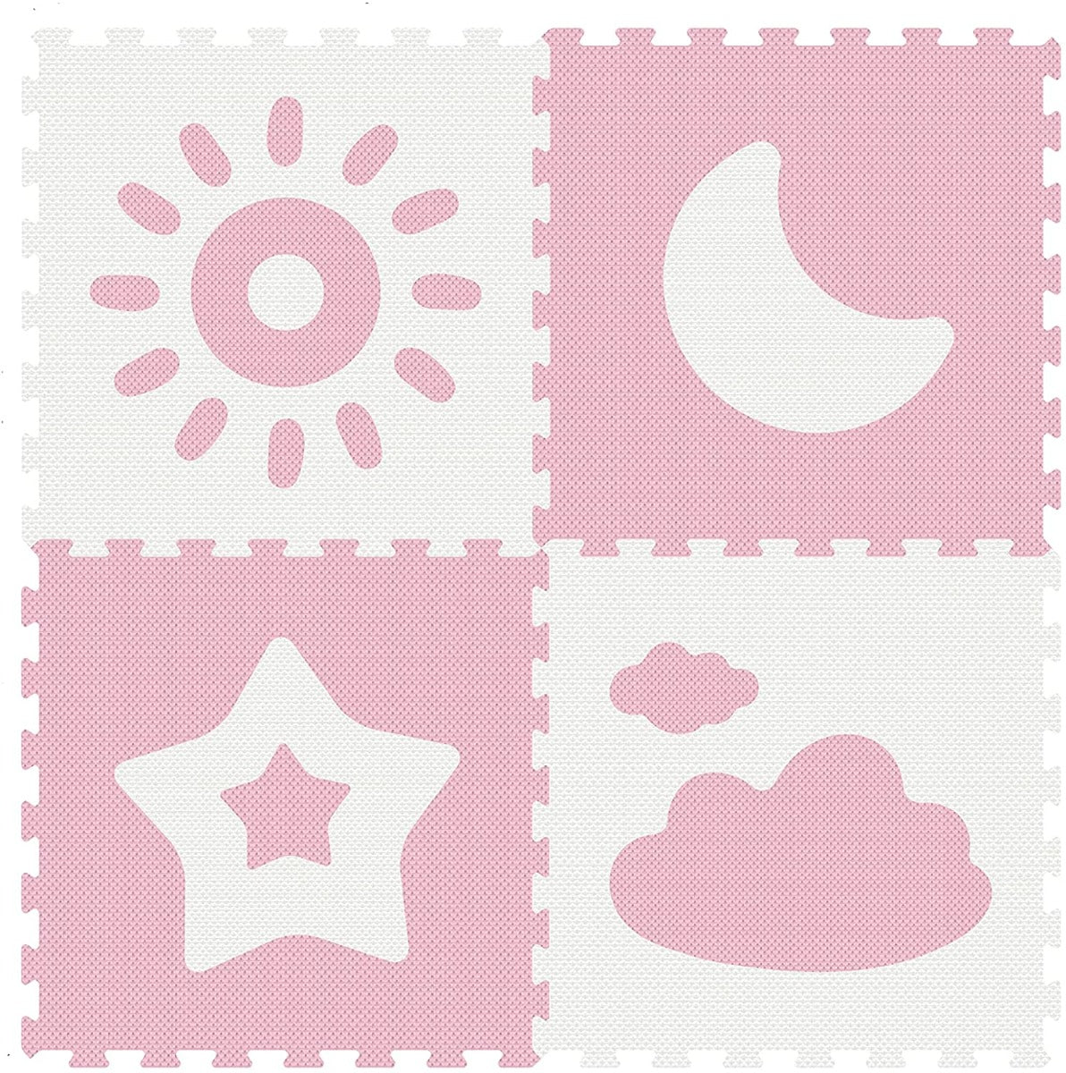 Sunta Weather Series Classic Puzzle Mat Pink 4pcs 911914 - Colorland Toys