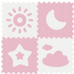 Sunta Weather Series Classic Puzzle Mat Pink 4pcs 911914 - Colorland Toys