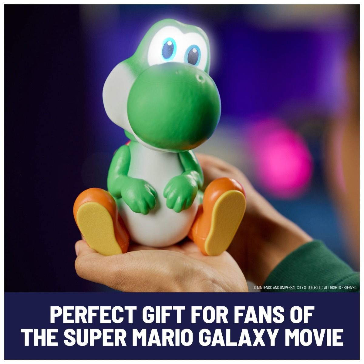 Super Mario 2: Galaxy Movie Yoshi Interactive Hatching Egg Figure | 6076644 - Colorland Toys