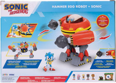 Super Mario 2.5" Hammer Egg Robot Deluxe Playset — JAKKS Action Figure Set - Colorland Toys