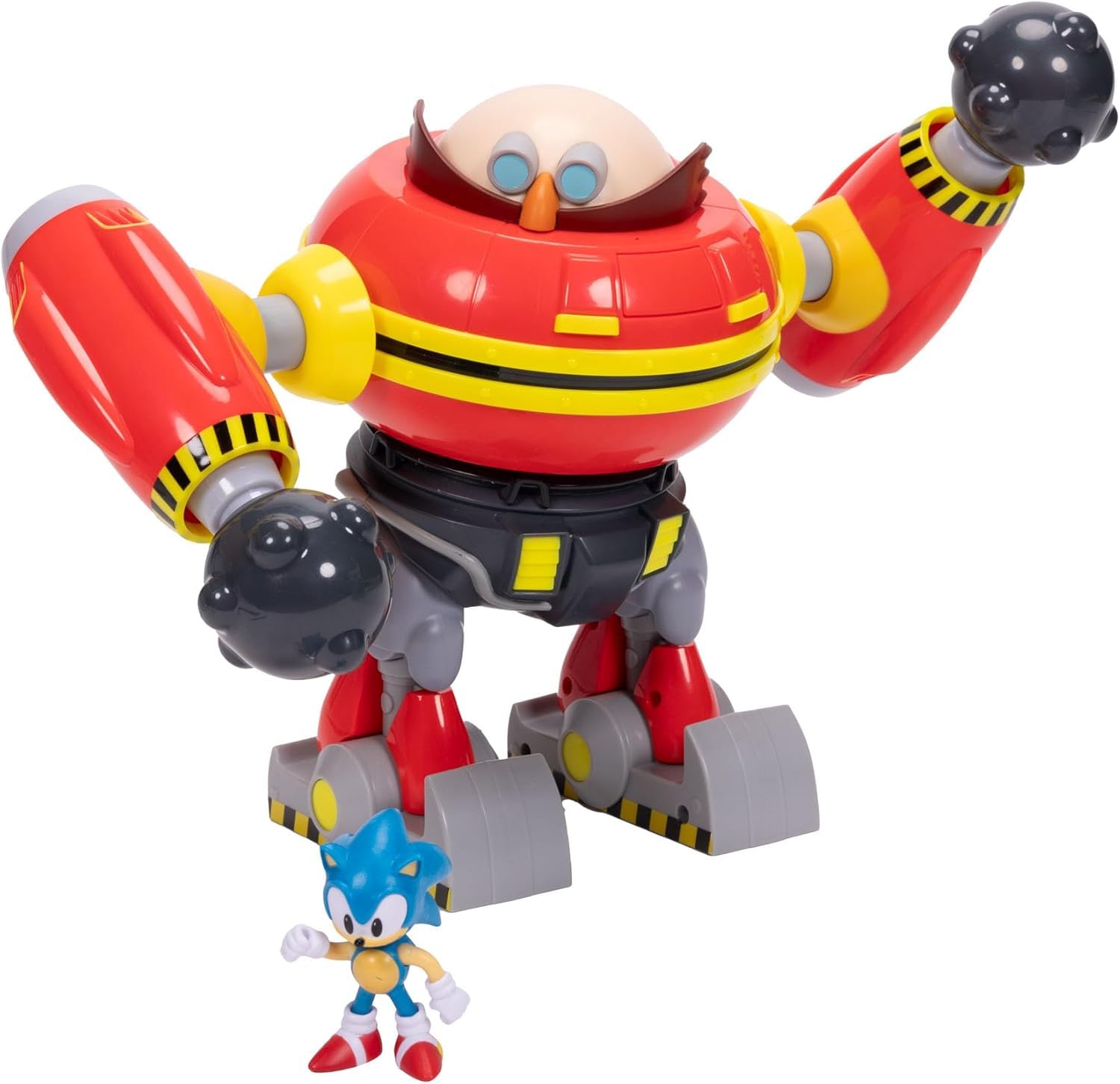 Super Mario 2.5" Hammer Egg Robot Deluxe Playset — JAKKS Action Figure Set - Colorland Toys