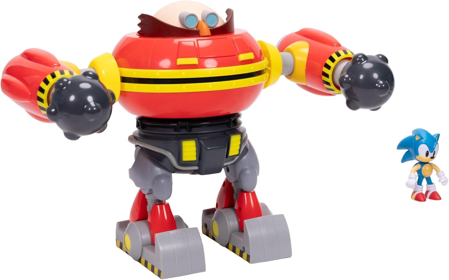 Super Mario 2.5" Hammer Egg Robot Deluxe Playset — JAKKS Action Figure Set - Colorland Toys