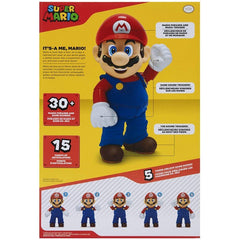 Super Mario Its A Me Mario! Talking Deluxe Action Figure 40430 - Colorland Toys