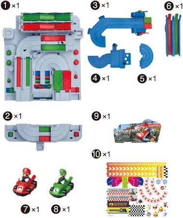 Super Mario Kart Racing Deluxe 05422011 - Colorland Toys