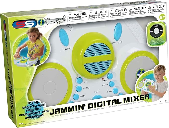 Supersonic Jammin Digital Mixer White/Green 77708 - Colorland Toys