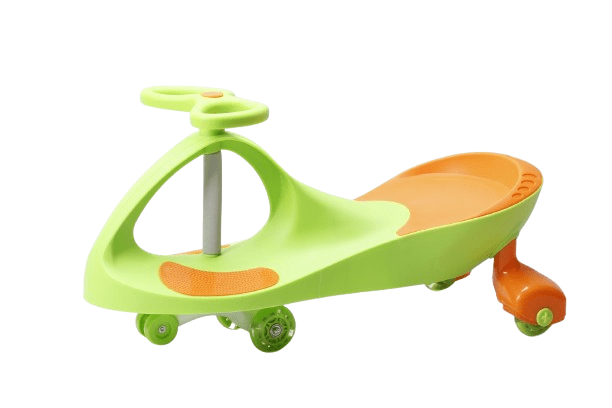 Swing Car With Light Green/Orange - Colorland Toys
