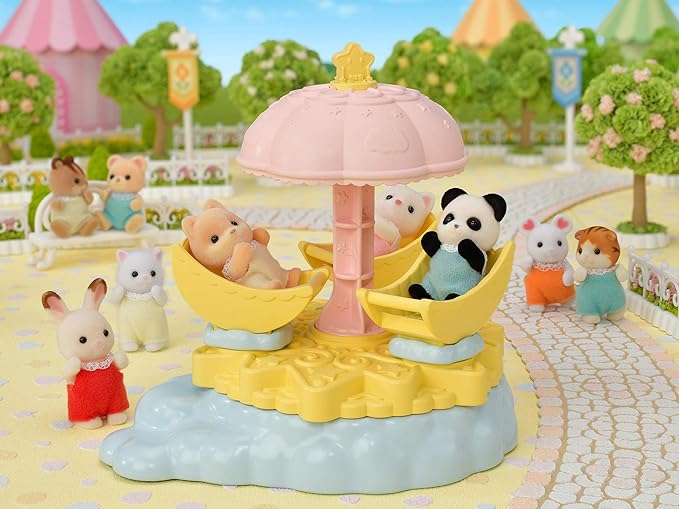 Sylvanian Families Baby Star Carousel 5539 - Colorland Toys