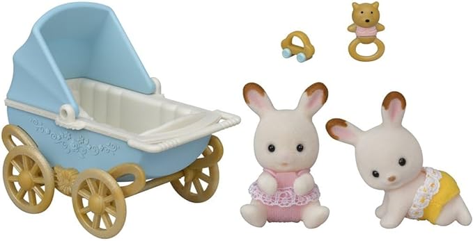 Sylvanian Families Chocolate Rabbit Twins Set 5432 - Colorland Toys