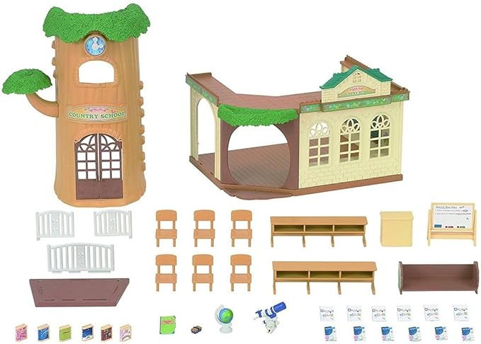 Sylvanian Families Country Tree School Gift Set 5105 - Colorland Toys