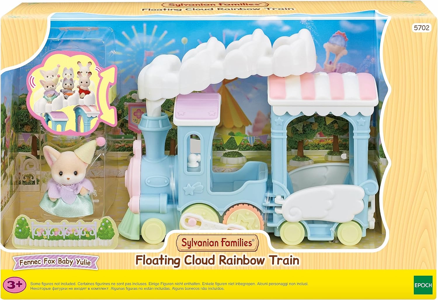 Sylvanian Families Floating Cloud Rainbow Train 5702 - Colorland Toys