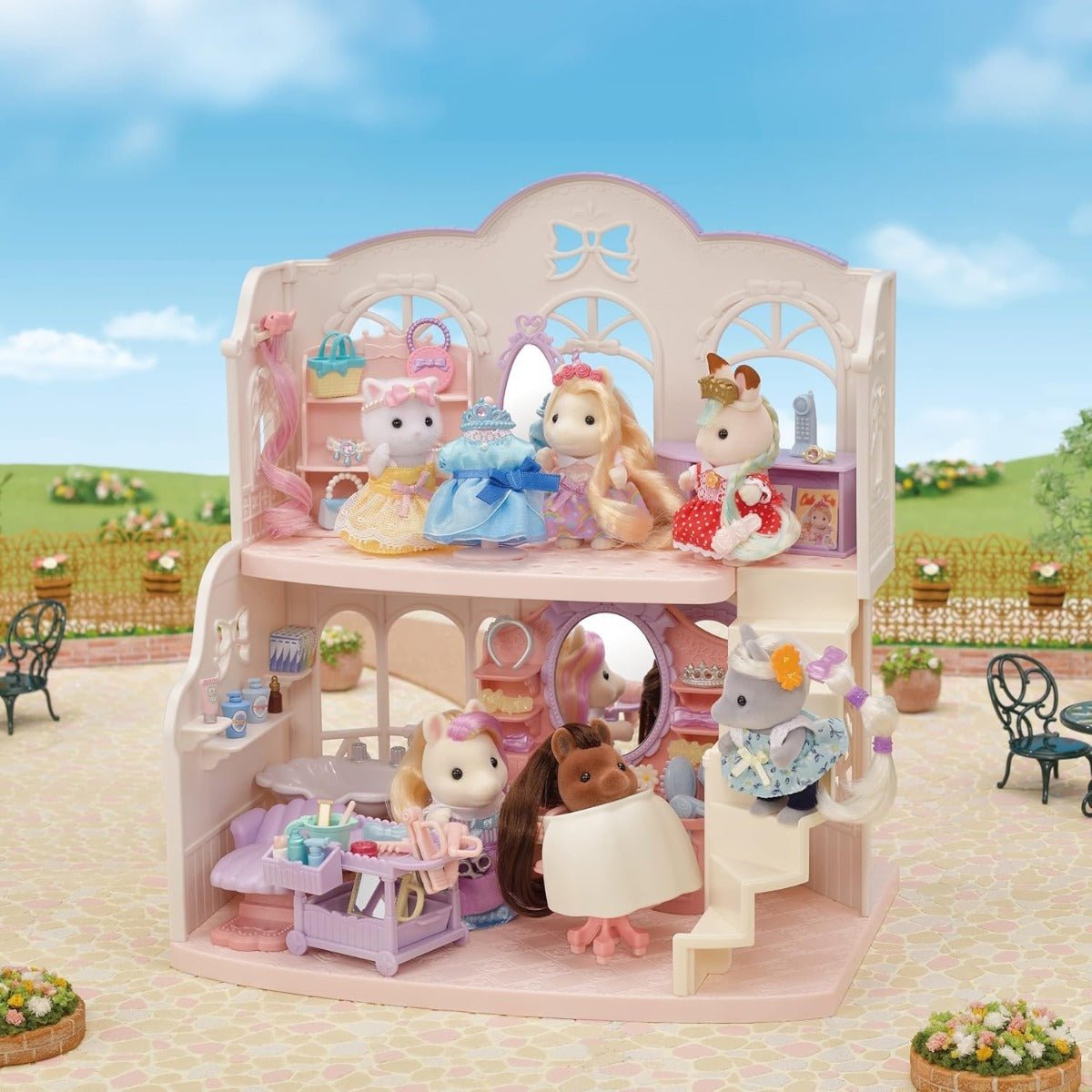 Sylvanian Families Pony's Stylish Hair Salon 5642 - Colorland Toys
