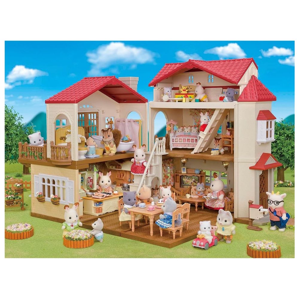 Sylvanian Families Red Roof Country Home Secret Attic Playroom 5708 - Colorland Toys