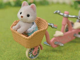Sylvanian Families tandem Cycling Set - Husky Sister & Brother 5637 - Colorland Toys