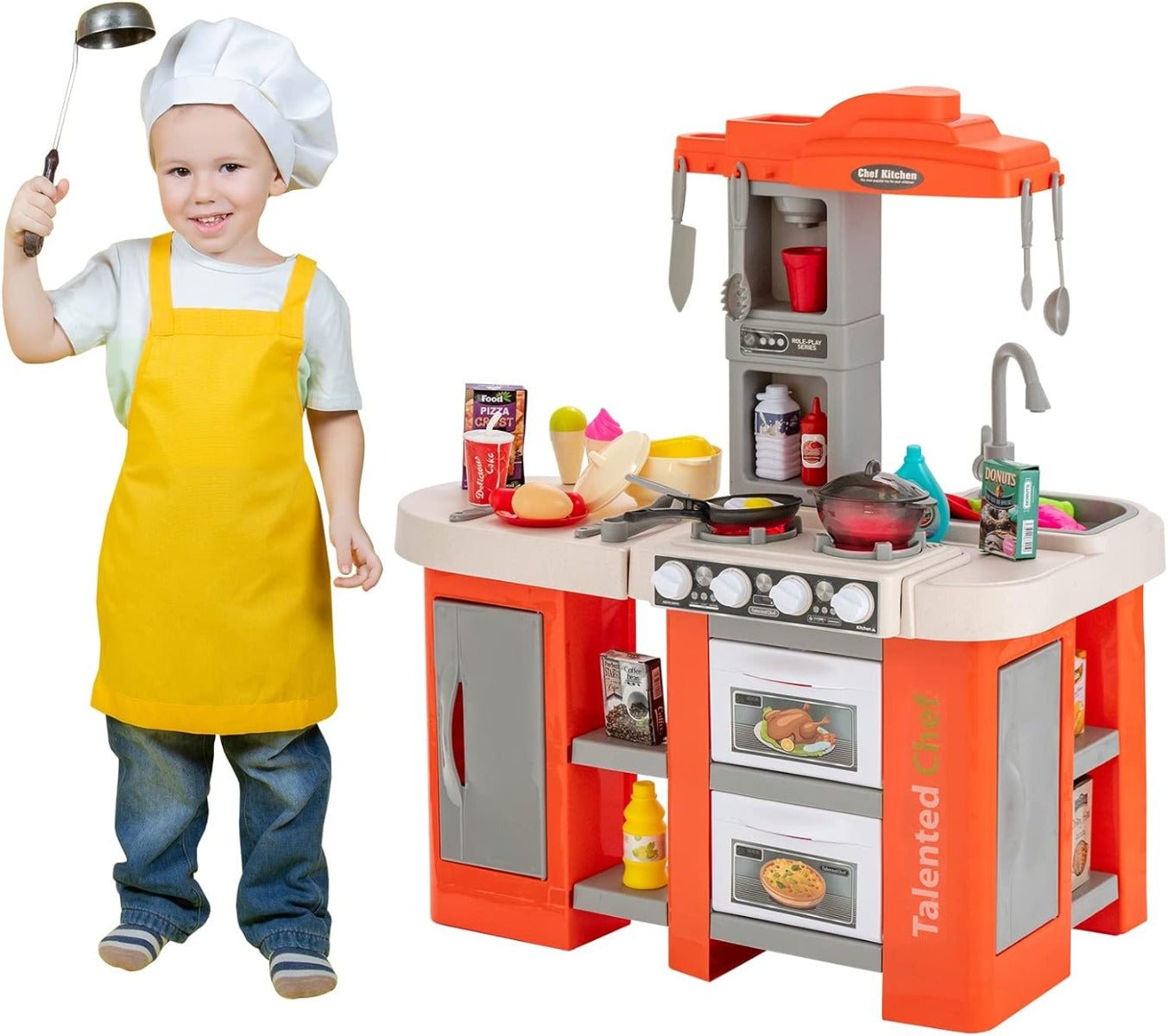 Talented Chef Kitchen Play Set 72pcs 922 - 126 - Colorland Toys