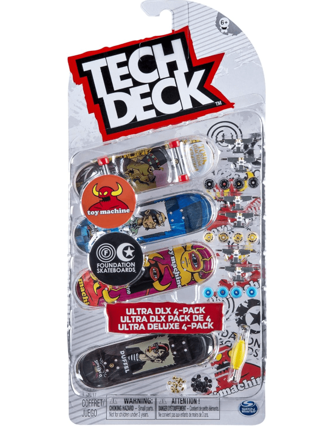 Tech Deck Fingerboard 96mm 4 - pack 6028815 - Colorland Toys
