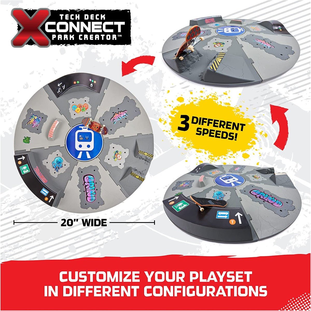 Tech Deck Shredline 360 Spinning Fingerboarding Action Playset 6064746 - Colorland Toys