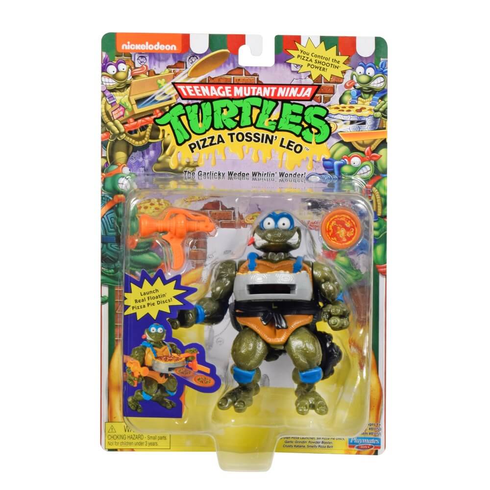 Teenage Mutant Ninja Turtles Classic Pizza Tossin' Action Figure - Leonardo 5inch 81151/81150 - Colorland Toys