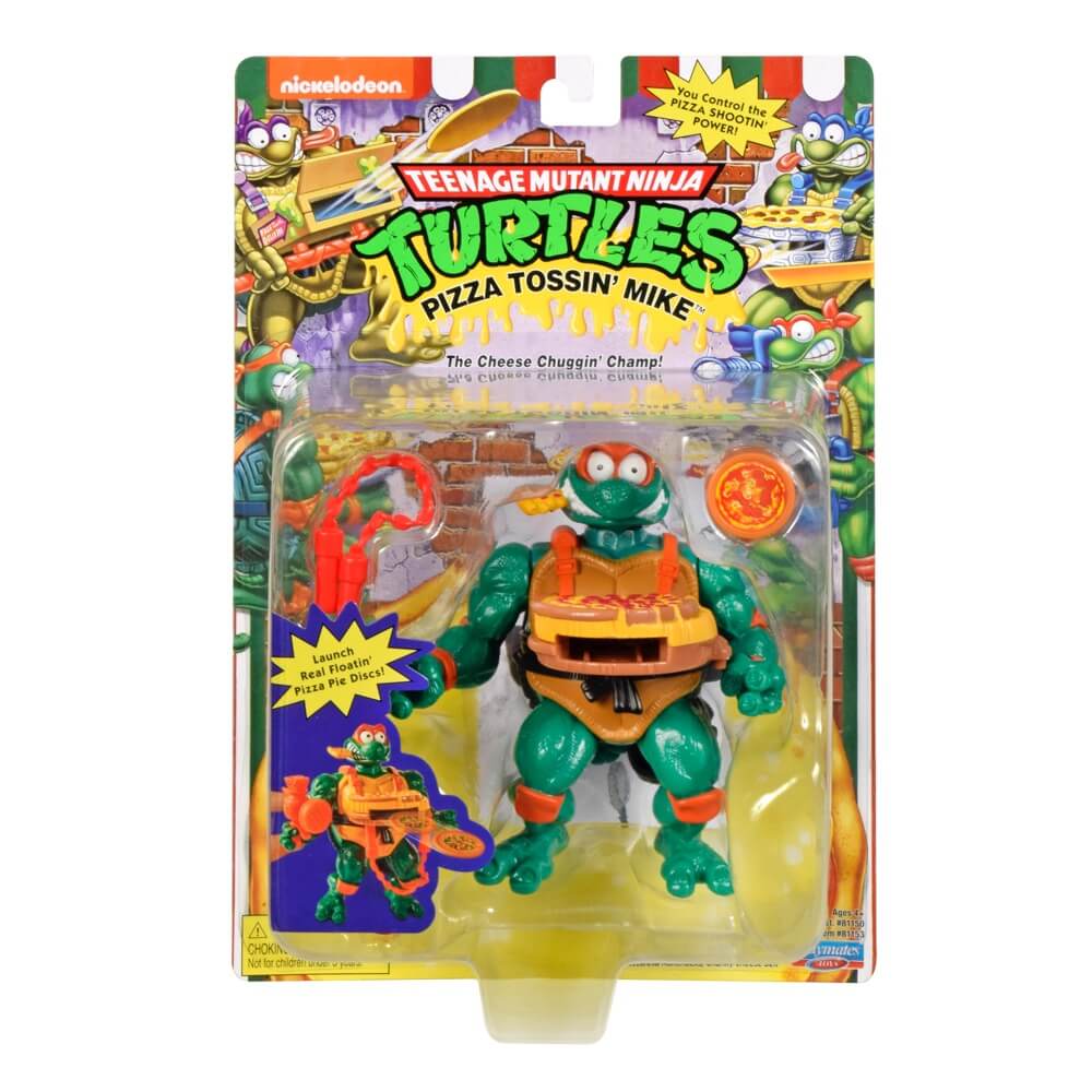 Teenage Mutant Ninja Turtles Classic Pizza Tossin' Action Figure - Michael Angelo 5inch 81153/81150 - Colorland Toys