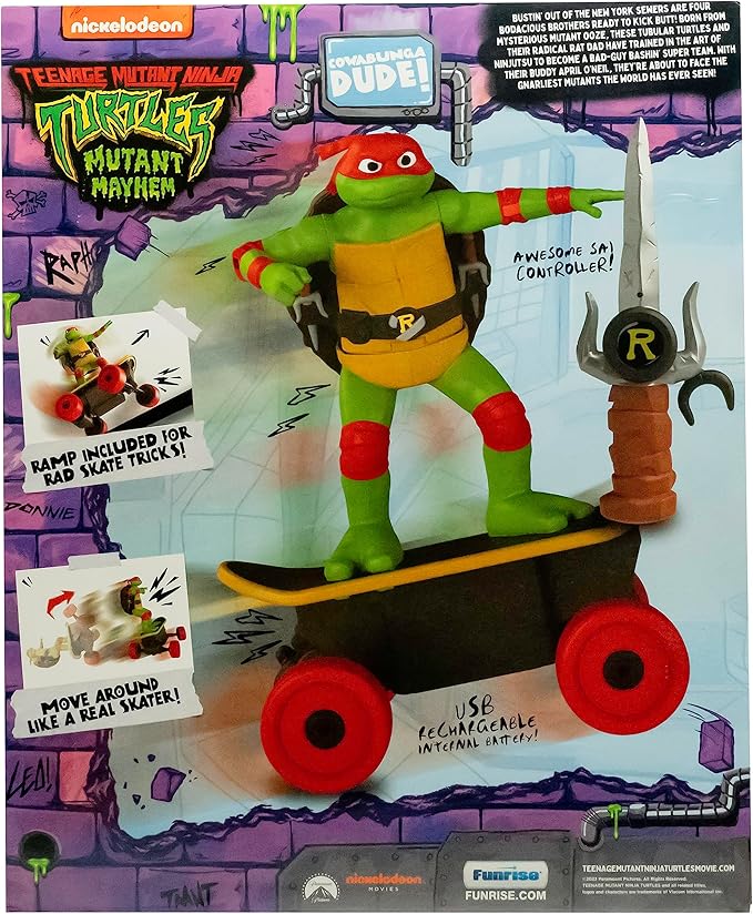 Teenage Mutant Ninja Turtles Rc Raph Cowabunga Skate 71039 - Colorland Toys