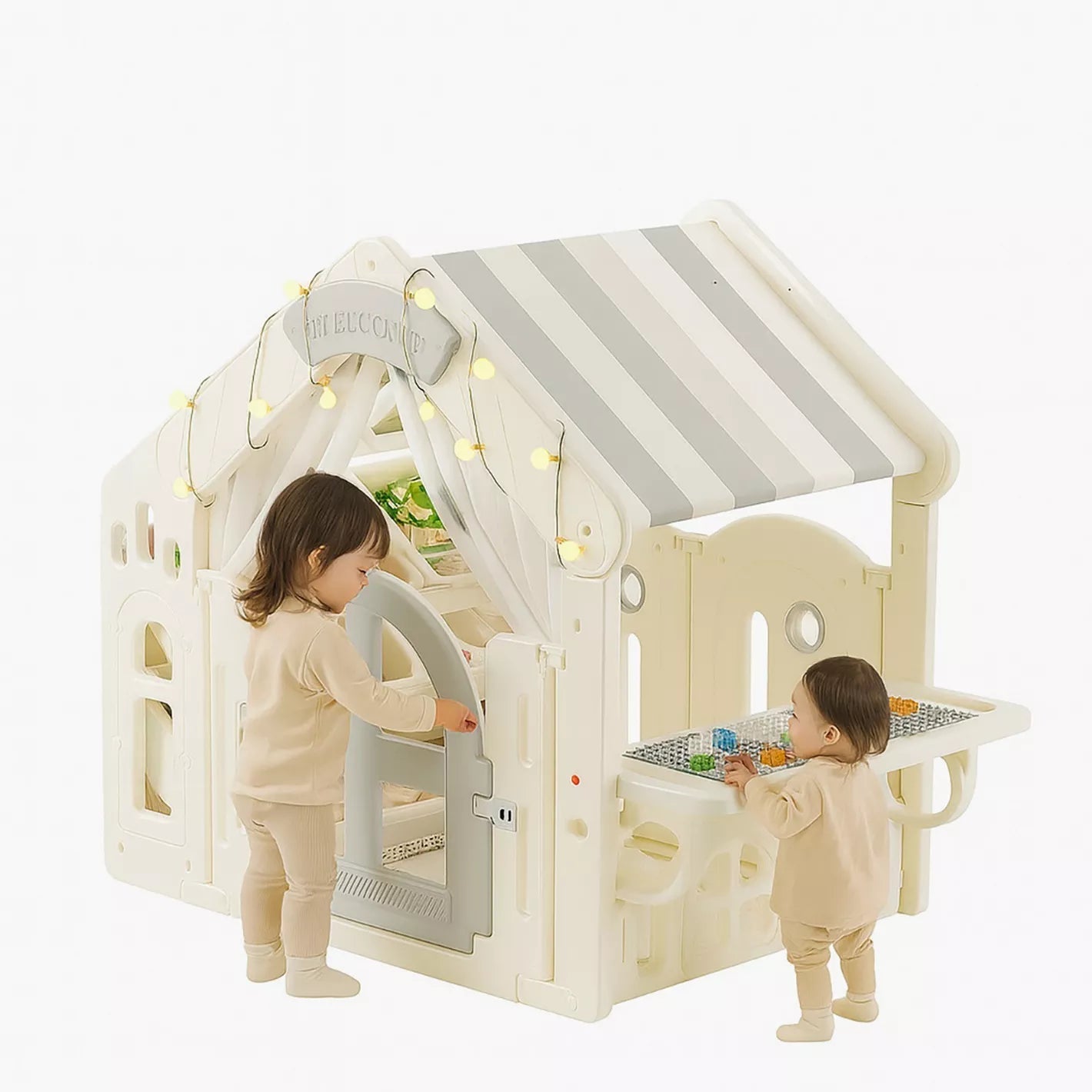 Tent House 147cm x 85cm x 118cm Grey TENT GREY - Colorland Toys